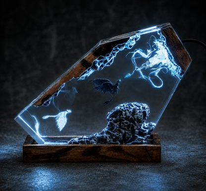 Dragon Rider Lamp