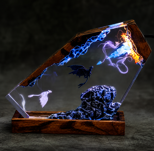 Dragon Rider Lamp