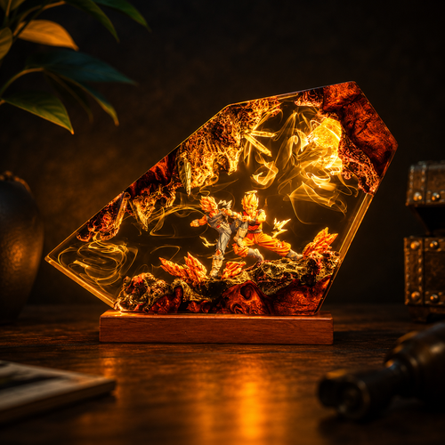 Saiyan Fury Lamp